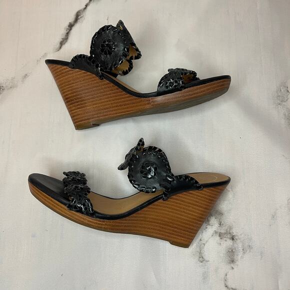 Jack Rogers Luccia Wedge Sandals Size 6.5 - Picture 6 of 9